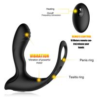10 Speeds Heating Prosate Massager with Remote Underwear Āmȁl Plúg Advanced Pênňís Ring with Próstrǎte Mâssager Tools Men Glands Stimulate Massager for Men for Game