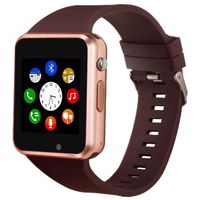 Hocent Smart Watch, Smartwatch with SD Card Camera Pedometer Phone Call Text SNS SMS Sync SIM Card Slot Music Player Alarm Compatible with Android and iPhone (Partial Functions) for Men Women Teens