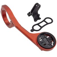 bike out front mount kit combo for Edge Bicycle Computer Handlebar Mount with GoPro gps for Garmin Explore Edge 200 500 510 520 800 810 820 1000 1030 and Camera Compatible Handlebar 31.8mm (red)