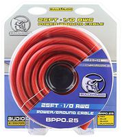 Bullz Audio (BPP0.25R) PRO Red 25' 1/0-Gauge Power Cable