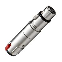 Seismic Audio - NEW Locking XLR Female to Stereo/TRS 1/4" Female Cable Adapter - Microphone/Speaker Cable Converter/Connector