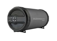 SAMVIX SAZOOKA Portable Bluetooth Speaker Indoor/Outdoor 2.1 Hi-Fi Extra BASS Cylinder Loud BT Speaker (Sazooka Mini)