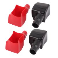 uxcell Battery Terminal Insulation Cover 37mmx37mm 4Pcs