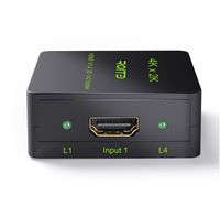 4K HDMI Splitter 1 in 2 Out 1x2 / 2 Port ROITB Switch Support UHD 4K x 2K, 3D 1080P, 2160P,HDMI V1.4b