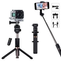 YOKKAO Certified IP66 Waterproof Bluetooth Tripod Selfie Stick Portable Foldable Compatible with iPhone Xs MAX/XR/XS/X/8/8 Plus/Galaxy Note 9/S9/S9 Plus/Note 8/S8 Plus/LG More