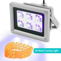 3D Printer UV Resin Curing Light for SLA/DLP 3D Printer Solidify Photosensitive Resin 405nm UV Resin with 6W Output Affect, DIY Curing Enclosue