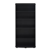 FURINNO Jaya 4-Tier Multimedia Storage Tower, Espresso