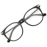 Gaoye Computer Blue Light Blocking Glasses Women/Men,Spring Hinge TR90 Lightweight Frame Anti Glare UV Lens - 0.0 Magnification... (Light Black Frame/Transparent Lens)
