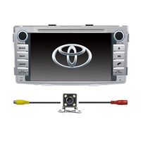 Bluelotus In-dash 6.2" Touchscreen DVD GPS Navigation for Toyota Hilux 2012 w/ Tv Radio Bluetooth RDS Sd/usb Av + Reverse Car Rear Camera + Free USA Map