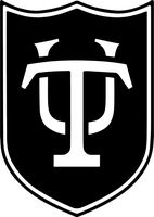 Tulane University TU Shield Logo Stickers Symbol 5.5" Decorative DIE Cut Decal for Cars Tablets LAPTOPS Skateboard - White Color