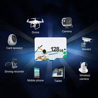 Gold Micro-SD Sd Tf Memory Card Class 10 Quality Memory Particles Memory Card Large Capacity