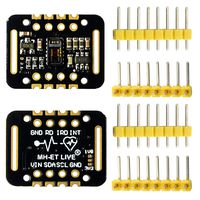 Heart Rate Sensor Module MAX30102 Pulse Detection Blood Oxygen Concentration Compatible for Arduino STM32 (Pack of 2)