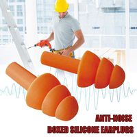 Soft Silicone Ear Plugs Sound Insulation Ear Protection Earplugs Noise Reduction Sleeping Plugs with Storage Box Low Promotion