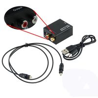 Digital analog audio converter,Digital Optical Coaxial Toslink Signal to Analog Audio Converter