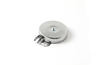 Key-Bak Industrial Retractable Reel with 48" Stainless Steel Cable, Steel Bracket Back, Chrome Front, 8 oz. Retraction, Large Swivel