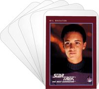 (100) Vertical Trading Card Divider Cards - White - Heavy Duty 30 Mil- 2-11/16" x 3-13/16" - TCNS38WH30