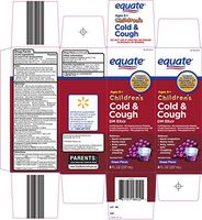 Equate Children's Cough Cherry Flavor Liquid, 4 fl oz