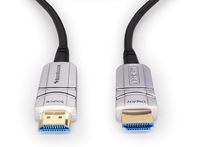 BlueRigger 4K Fibre Optic HDMI Cable (AOC Cable, 4K 60Hz Ultra HD, High Speed-18Gbps) (25FT, Black)