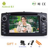 Car DVD Player for Toyota Corolla E120 BYD F3 GPS Stereo Audio Navigation,Android 9.0,Double DIN Bluetooth Multimedia Player Radio Stereo auto