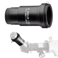 Landove Barlow Lens 5X 1.25 Fully Metal Multi Coated Optical Glass with T Adapter M42 0.75 Thread for 1.25" 31.7mm Telescopes Eyepiece