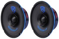 (2) Rockville RM64SP CEA Compliant 6.5 240W Mid-Range Car Speakers 4 Ohm
