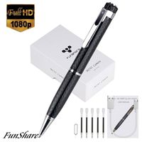 Spy Pen Camera, Hidden Camera Pen HD 1080P | One-Button Control | Motion Detection | Plug Play to PC & Mac | + Update Battery by Funshare (No Include SD Card)
