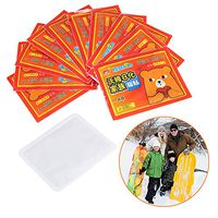 Winter Body Warmer Stick, 20 Pack Lasting Keep Hand Feet Shoulder Foot Warm Paste Pads Relieve Dysmenorrhea Heated Patch Wraps
