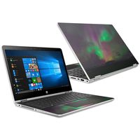 MightySkins Skin Compatible with HP Pavilion x360 15.6" (2018) - Aurora Borealis | Protective, Durable, and Unique Vinyl Decal wrap Cover | Easy to Apply, Remove, and Change Styles | Made in The USA