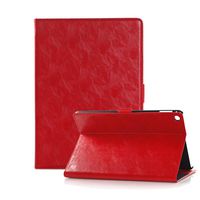 iPad Air 2nd Gen Case 2014, SorbSun PU Leather Stand Folio Protective Case Smart Cover with Card Slot and Pocket, Auto Sleep/Wake for 9.7 Inch Apple iPad Air 2 - Red