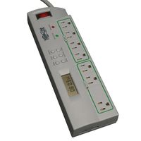 Tripp Lite 7 Outlet (Timer Controlled) Surge Protector Power Strip, 2 USB, 8ft Cord, Lifetime Limited Warranty & $150,000 INSURANCE (TLP78TUSBG)