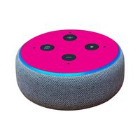 MightySkins Skin Compatible with Amazon Echo Dot (3rd Gen) - Solid Hot Pink | Protective, Durable, and Unique Vinyl Decal wrap Cover | Easy to Apply, Remove, and Change Styles | Made in The USA