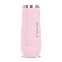 Corkcicle 7oz Stemless Flute - Sip Champagne in Style - Rose Quartz