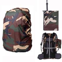 Waterproof Backpack Rain Cover for (55-65L), 2019 New Anti-Slip Cross Buckle Straps, Sliver Coating Reinforced Inner Layer for Camping, Hiking, Traveling, Hunting, Biking and More (New, Camouflage)