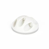iSHOXS Self-Adhesive Cable Clip, Cable Organiser with Side Threading System and Built-in Cable Brake, for Vehicles, Homes and The Office, White M for 3 Cables (5X)