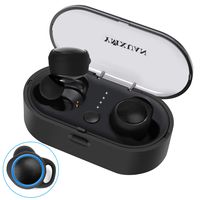 Wireless Earbuds, YMxuan Latest Bluetooth 5.0 True Wireless Earphones, Built-in Microphone 12H Playtime with Charging Case, Stereo Deep Bass Sound,IPX5 Waterproof