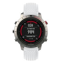 WensLTD Replacement Silicone Soft Band Strap for Garmin Fenix Chronos GPS Watch (White)