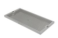 Kegco SESM-189D 18" x 9" Surface Mount Drip Tray with Drain