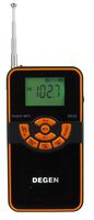 DEGEN DE22 3-in-1 Rechargeable AM/FM Shortwave Radio, Portable Speaker & MP3 Player with Built-in Micro SD/TF Card Reader