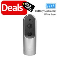 【Sale】 Security Camera Wireless, SMONET Battery Operated Wire-Free IP Camera with Two-Way Audio, IR Night Vision, PIR Alarm, HD 1080P Indoor Surveillance Camera for Baby/Pet, Support Micro SD Card