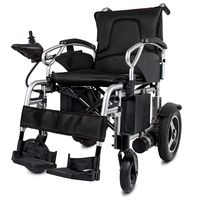 GOMAR Quickly Adjustable Electric Wheelchair Double Motor Wheelchair Manual Automatic Mode with Storage Bag Safe Electric self-propelled seat