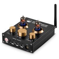 P1 Bluetooth 5.0 Vacuum Tube Preamplifier Hi-Fi Valve Headphone Amplifier Wireless Receiver Audio Decoder Preamp USB DAC APTX