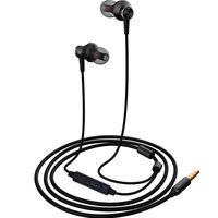 Earbuds headphone,MR01 Comfortable& Tangle-Free stylish wired in-Ear Headphone with Crystal Clear Sound and Powerful Bass for iPhone/Smartphones/Computer/laptop,Black