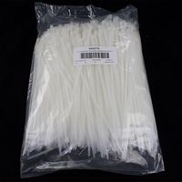 1000 Pc Bag Clear Nylon 11" Cable Zip Ties Self Locking Head UV Heat Resistant Outdoor Indoor for Bundling Tag Hold Wires Cords Crafts AutoAndArt