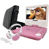 SYLVANIA SDVD7060-COMBO-PINK 7"" Swivel-Screen Portable DVD Players (Pink) electronic consumer