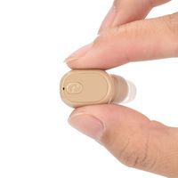 Tuscom Mini Wireless Bluetooth Headset, High Sound Quality in Ear Earbud,Simpliy and Comfortable, for Running Earphone, Cycling, Hiking, Yoga (Khaki)