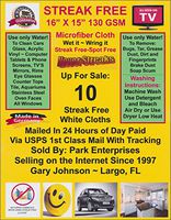 10 White Streak Free Microfiber Cleaning Cloths As Seen On TV! Made in Germany!