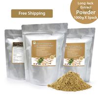 Pure 200:1 Tongkat Ali Long Jack Eurycoma longifolia Root Extract Eurycomanone Bio-Active Phytonutrient 1000g X 3 Packs Effective Men Performance Testo Endurance Immunity & Strength Booster