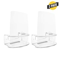 Durable Wall Mount Compatible with NETGEAR Orbi Mesh Wi-Fi System - Extra Security for Your Wi-Fi Router (2-Pack)