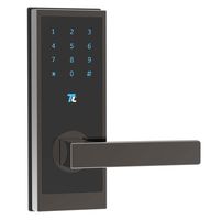 TurboLock TL-100 Bluetooth Smart Lock with in-App Monitoring, Sending and Managing Unlimited eKeys; Weather Sealed, Keyless, Includes Mini Keycards (Mirrored Bronze Patina)