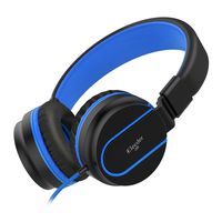 Elecder i36 Kids Headphones Children Girls Boys Teens Foldable Adjustable On Ear Headphones 3.5mm Jack Compatible iPad Cellphones Computer Kindle MP3/4 Airplane School Tablet